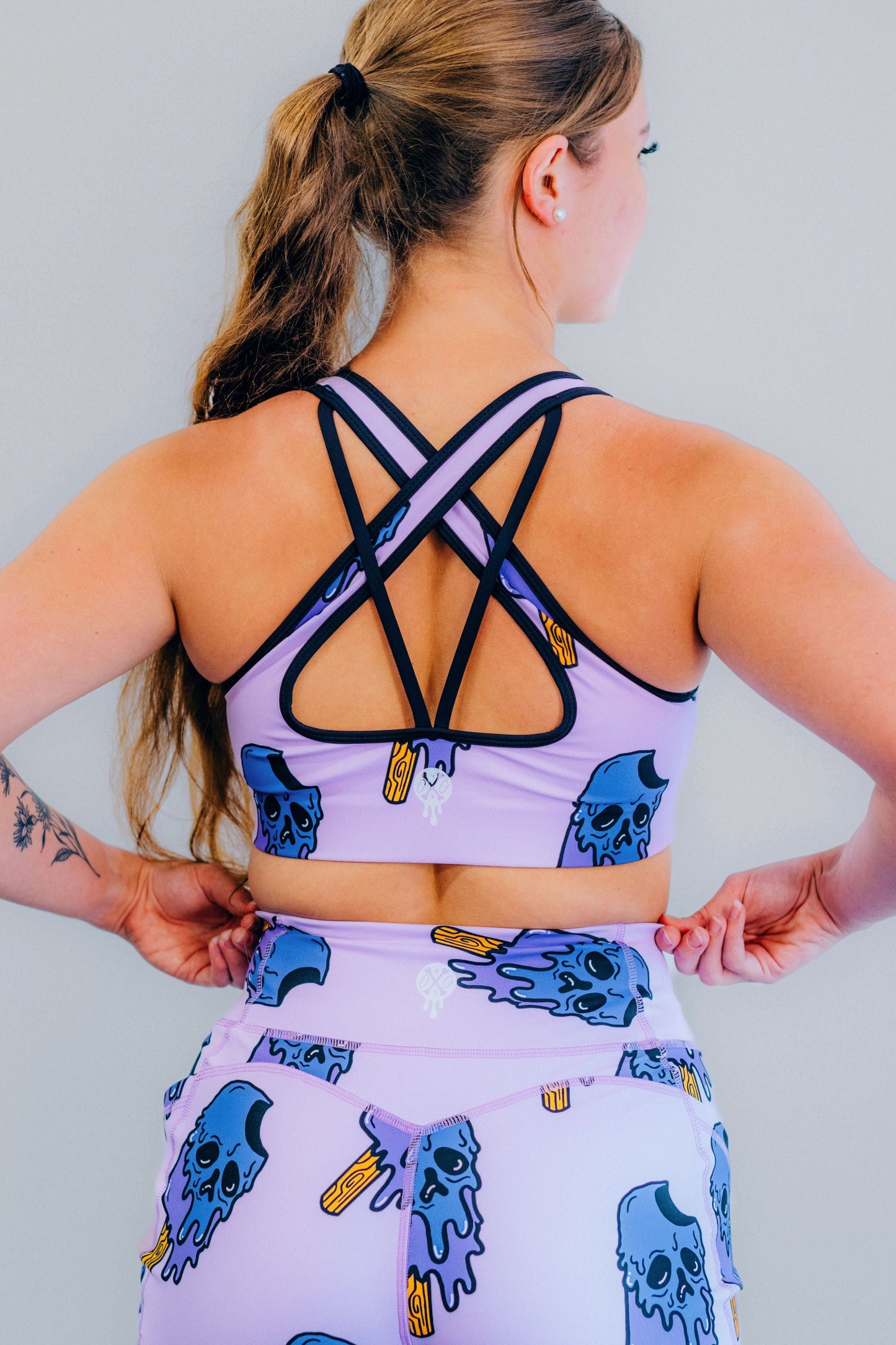 Purple Frostbite Bra