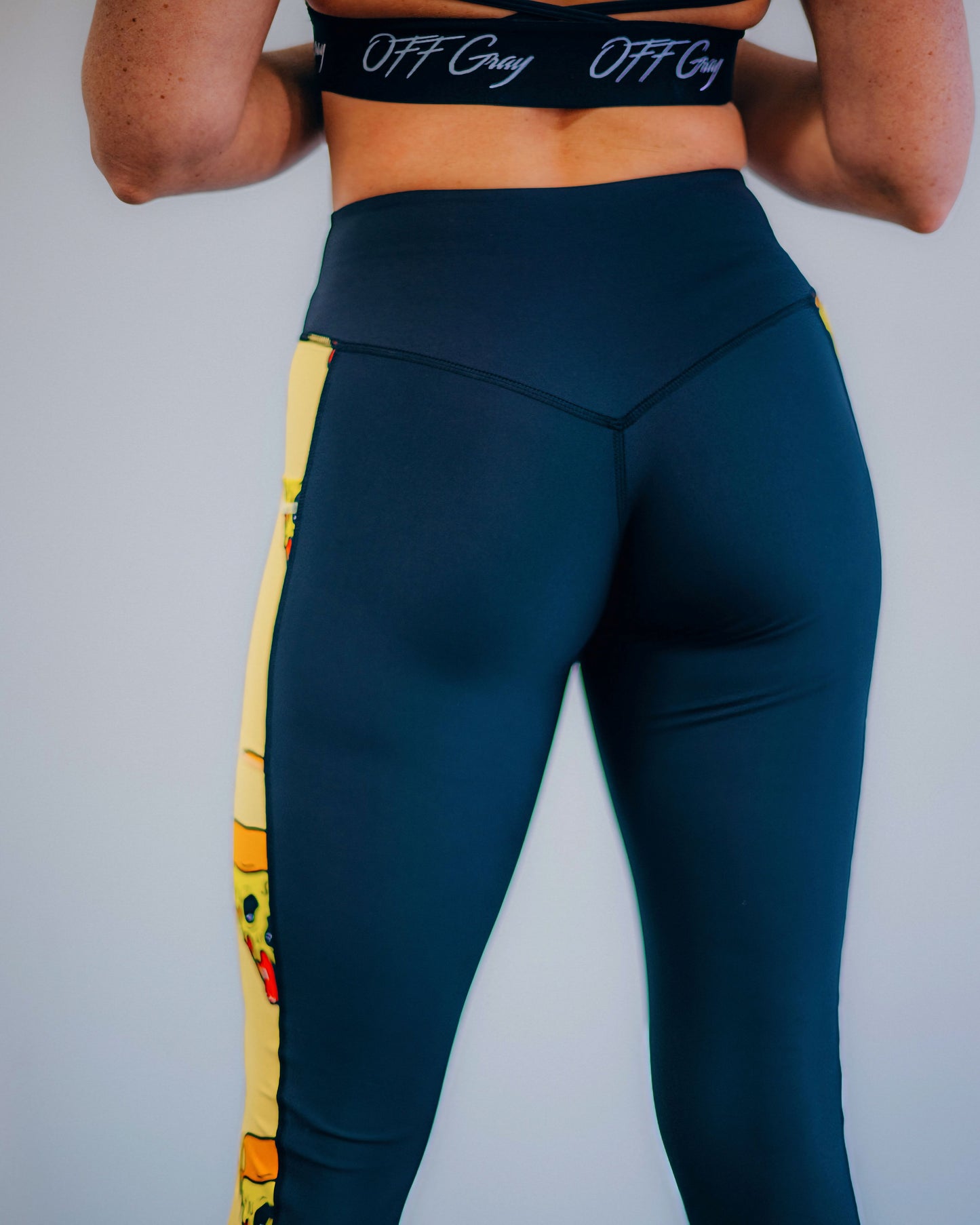 Yellow Slice of Doom Leggings