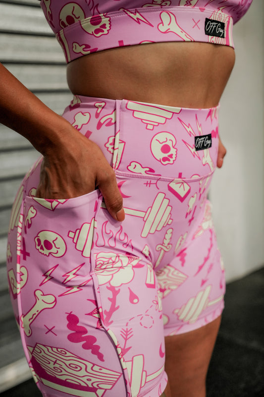 Pink Riot 6" Contour Shorts