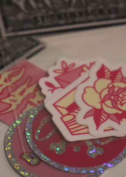 Die-Cut Barbells & Bones Sticker Packs