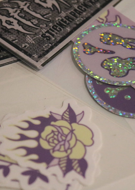 Die-Cut Barbells & Bones Sticker Packs