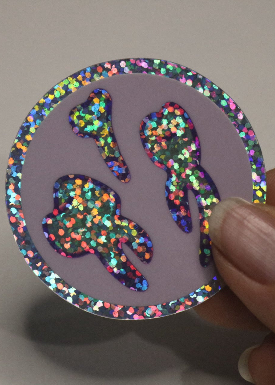 Glitter Barbells & Bones Sticker Packs