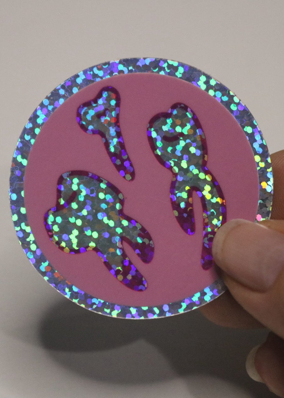 Glitter Barbells & Bones Sticker Packs