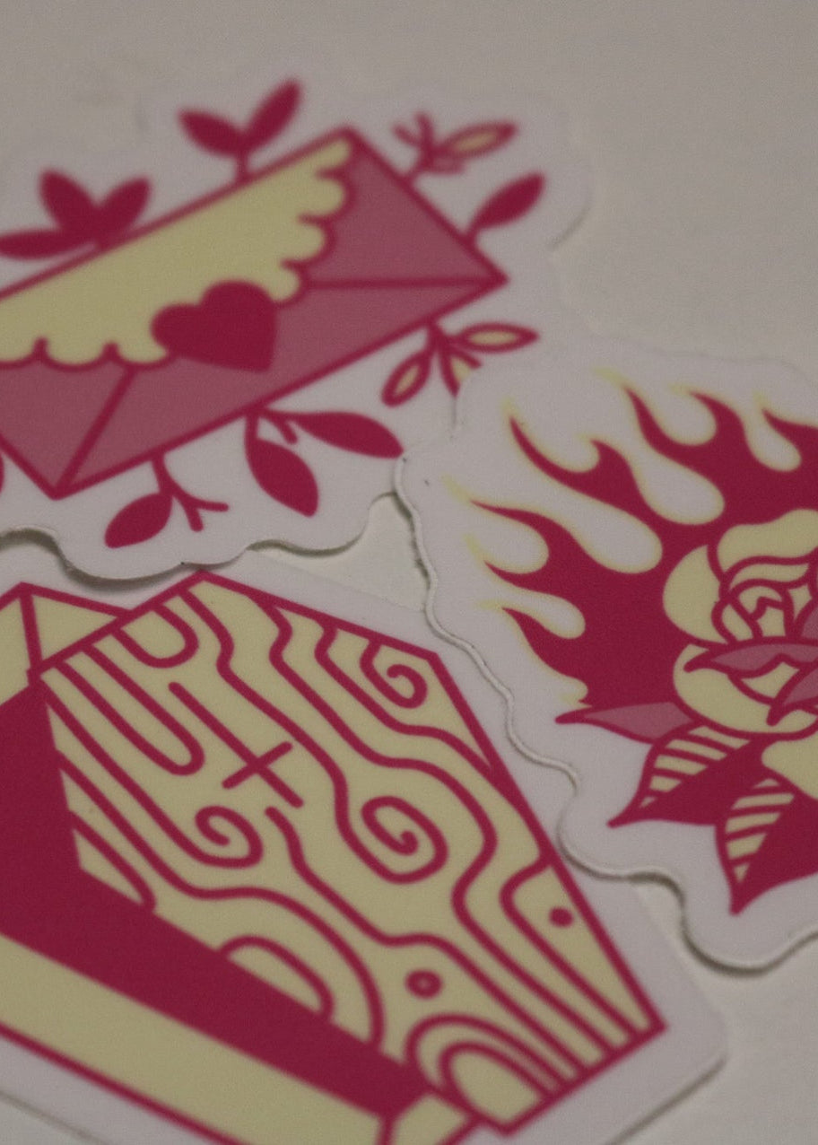 Die-Cut Barbells & Bones Sticker Packs