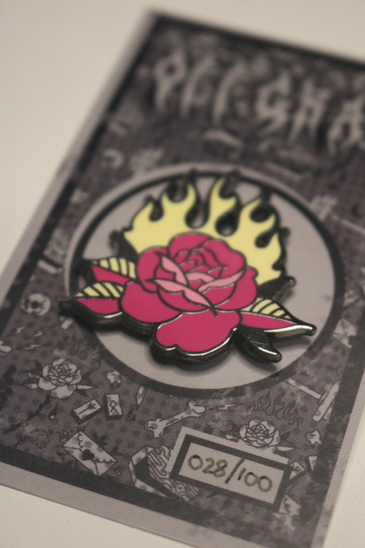 Strength in Bloom Enamel Pin