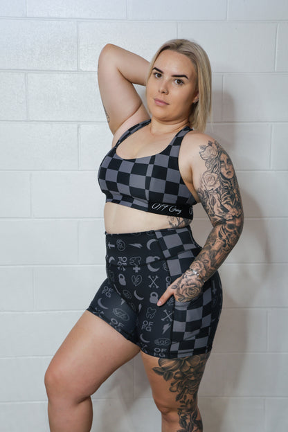 Gray Racer 3" Shorts