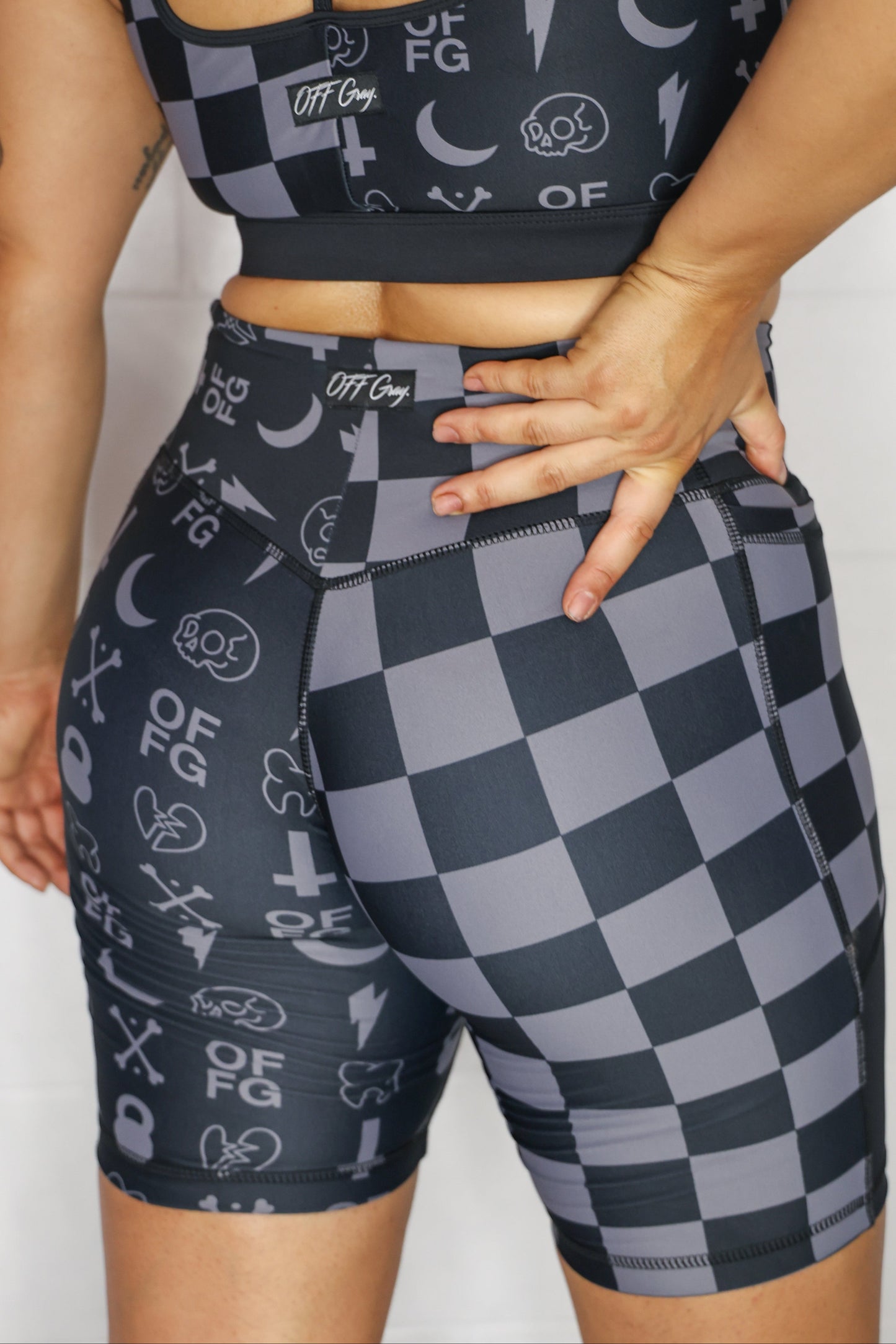 Gray Racer 6" Shorts