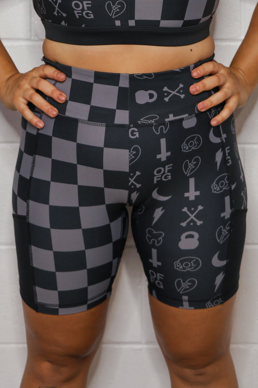 Gray Racer 6" Shorts