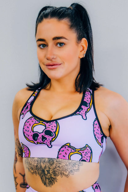 Pink Decayed Delight Bra