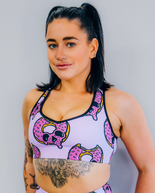 Pink Decayed Delight Bra