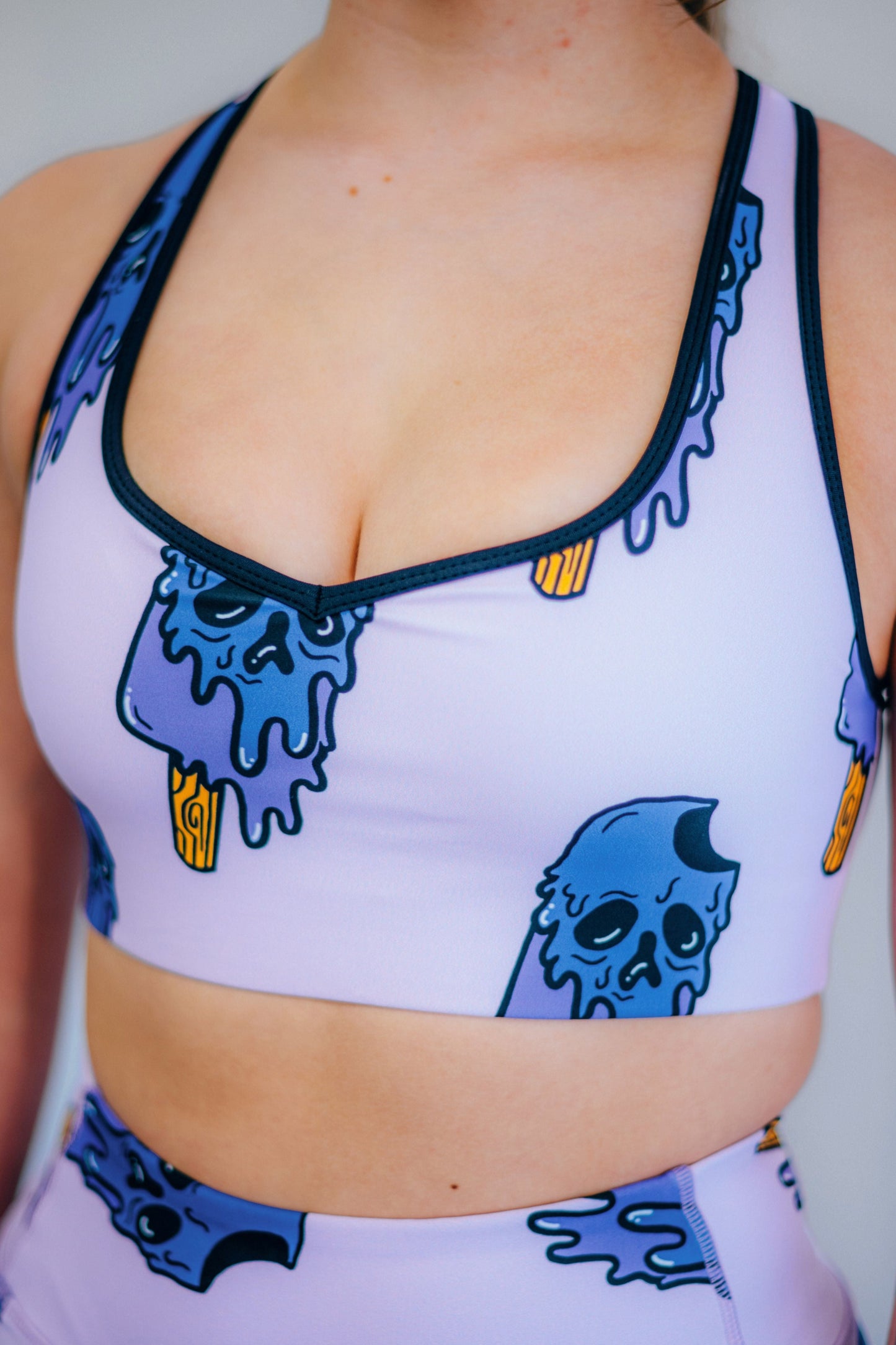 Purple Frostbite Bra