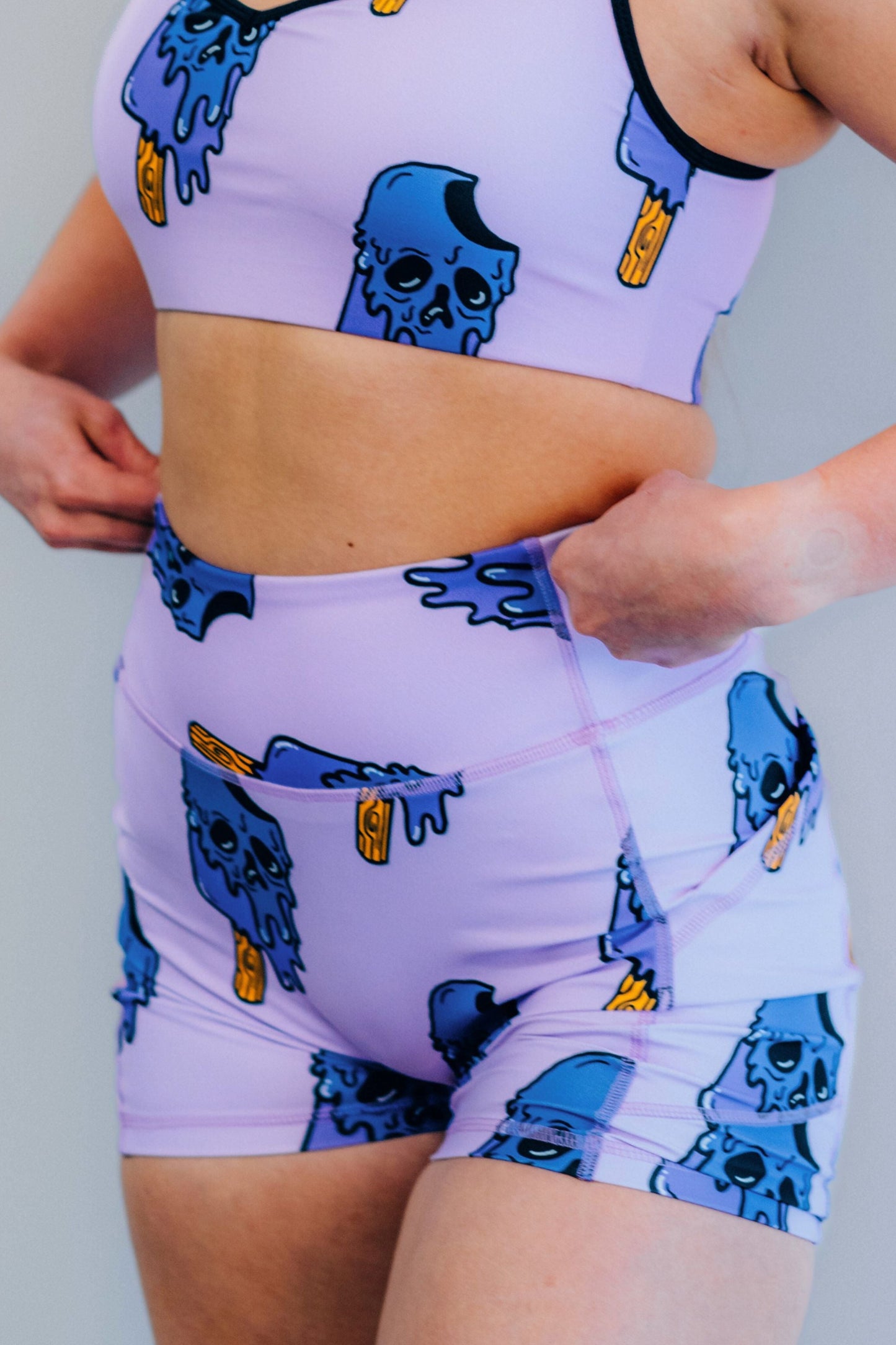 Purple Frostbite Shorts
