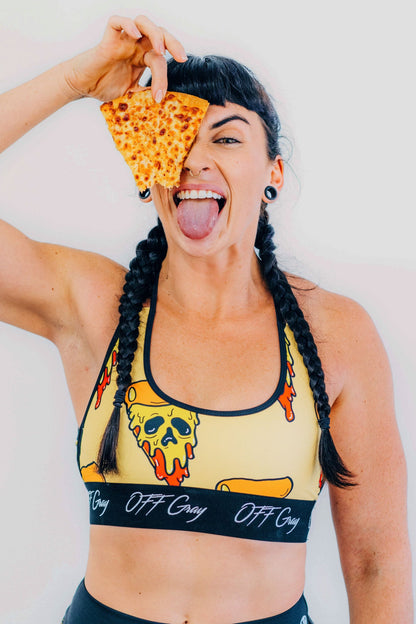 Yellow Slice of Doom Bralette