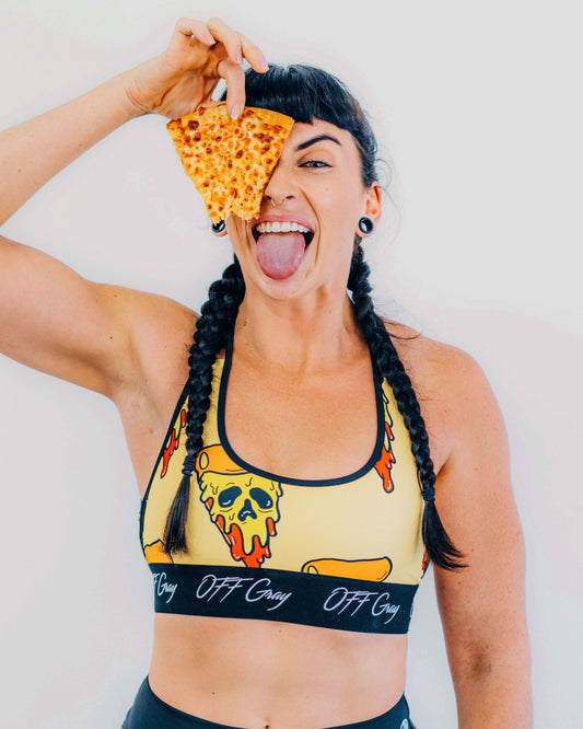 Yellow Slice of Doom Bralette