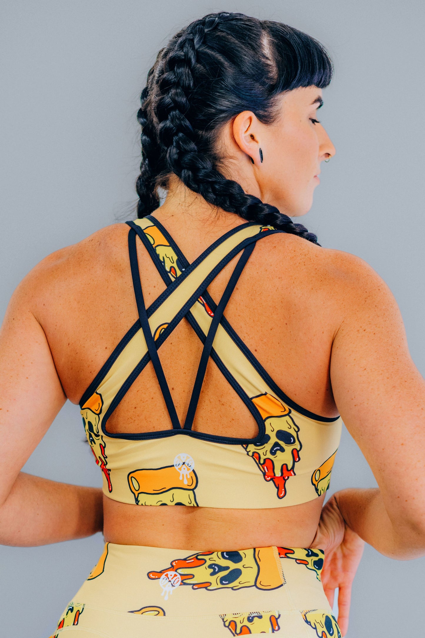 Yellow Slice of Doom Bra