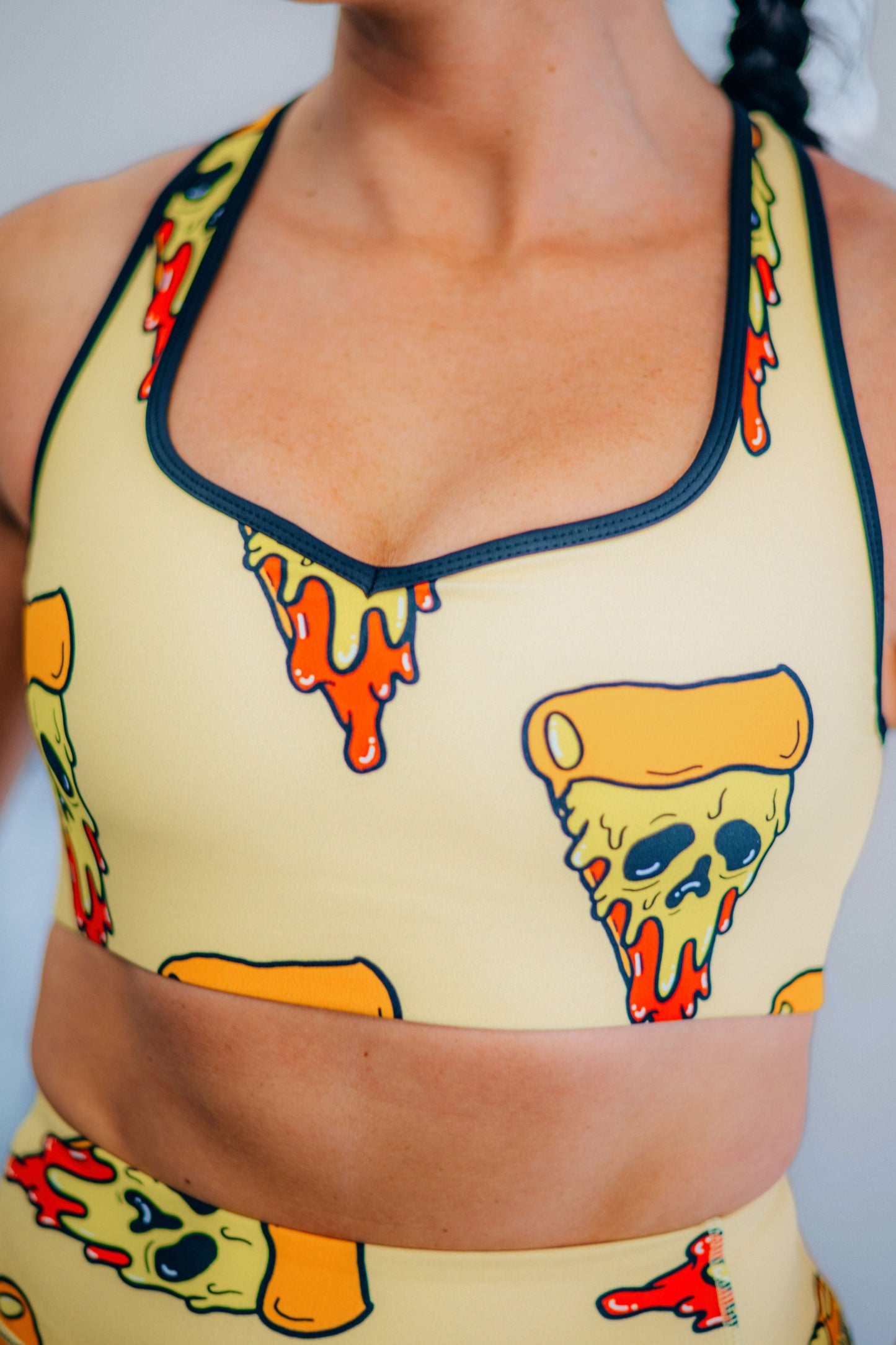 Yellow Slice of Doom Bra