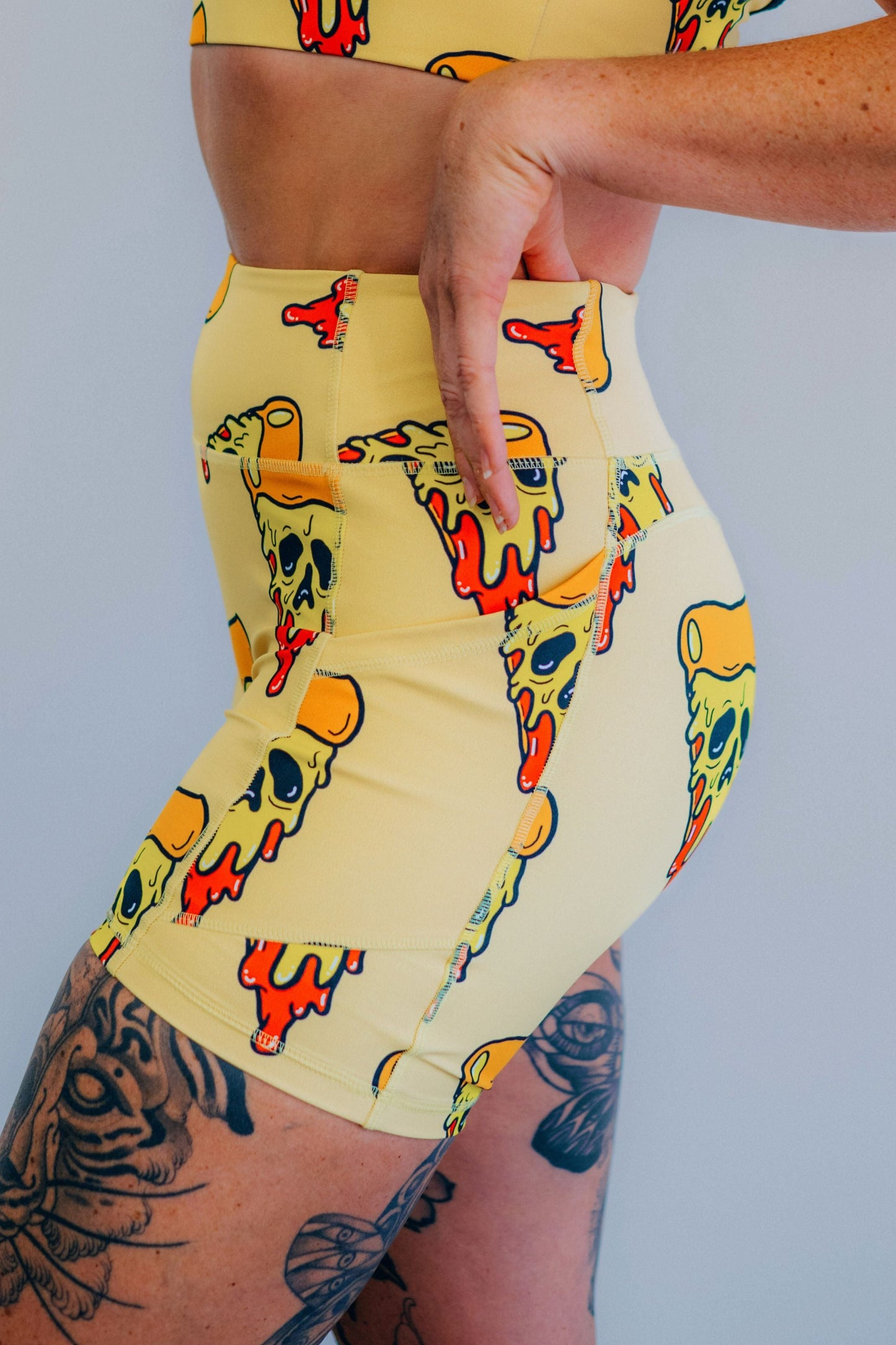Yellow Slice of Doom Shorts
